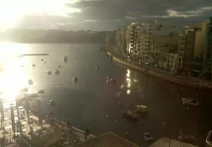 Imagen de vista previa de la cámara web Sliema - Spinola Bay